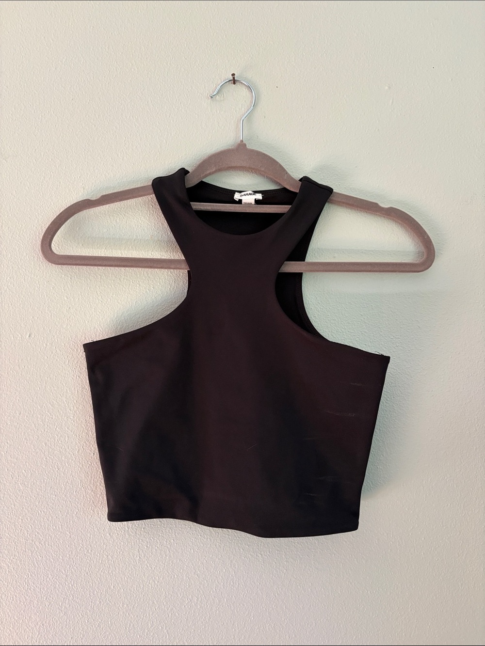 Garage Black active sports bra Top